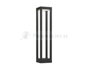 Lampa Stojca Ogrodowa 50cm STRUCTURE LED I STOJCA BLACK 8145 NOWODVORSKI Lighting 13W IP54 230V 3000K zewntrzna nowoczesna elektryczna czarna metalowa supek ogrodowy tarasu krzeww barwa ciepa ciepobiaa biaa czarny Inspiracje Premium - 2874278970