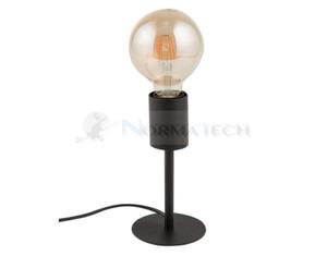 Lampa stoowa nocna stojca Industrialna Loft RADIUS I 7928 NOWODVORSKI Lighting E27 19cm lampka Retro Vintage nowoczesna biurkowa metalowa czarna Inspiracje Premium - 2864976193