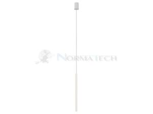 Lampa sufitowa wiszca punktowa Industrialna LASER 490 White I 8796 NOWODVORSKI Lighting G9 Loft nowoczesna oprawa owietleniowa yrandol tuba zwis Premium biaa pojedyncza - 2864976202