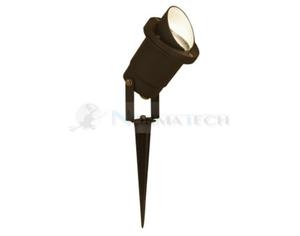 Lampa ogrodowa reflektorek ogrodowy wbijany BUSH 3401 NOWODVORSKI Lighting GU10 Zewntrzna Nowoczesna oprawa aluminium metalowa do ogrodu owietlenie zewntrzne drzewa krzeww gruntowa szara grafitowa Inspiracje Premium - 2865036311