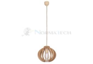 Lampa sufitowa wiszca Industrialna Loft IKA I zwis C 4173 NOWODVORSKI Lighting E27 x1 28cm owietleniowa yrandol nowoczesna drewno do Kuchni Jadalni nad st blat wysp drewniana sklejka Inspiracje Premium - 2865834158