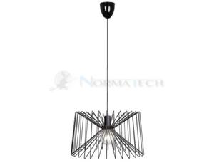 Lampa sufitowa wiszca Industrialna Loft NESS I 6768 NOWODVORSKI Lighting E27 x1 45cm owietleniowa yrandol nowoczesna metal do Kuchni Jadalni nad st blat wysp czarny zwis Inspiracje Premium - 2865834173