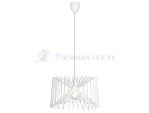 Lampa sufitowa wiszca Industrialna Loft NESS I 6767 NOWODVORSKI Lighting E27 x1 45cm owietleniowa yrandol nowoczesna metal do Kuchni Jadalni nad st blat wysp biaa zwis Inspiracje Premium - 2865834174