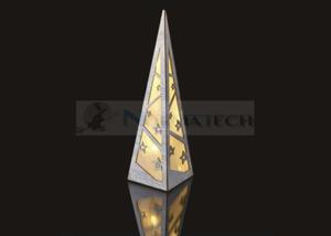 Dekoracja Lampion Piramida 8 LED 36cm 2x AA WW Timer DCWW09 Emos IP20 0,4W lampa Boże Narodzenie ozdoba świecąca dekoracja na święta świąteczna elektryczna vintage przenośna ciepły biały drewno - 2865960754