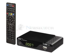 Dekoder Tuner DVB-T2 EM190-S HD J6014 Emos odbiornik do telewizji cyfrowej naziemnej DVB-T HEVC MPEG2 MPEG4 H.264 H.265 - 2867285734