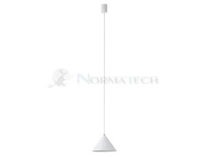 Lampa sufitowa wiszca Industrialna Loft ZENITH S WHITE 7997 NOWODVORSKI Lighting GU10 x1 20cm owietleniowa yrandol nowoczesna do Kuchni Jadalni nad st blat wysp biaa zwis Inspiracje Premium - 2868849040