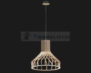 Lampa sufitowa wiszca Industrialna Loft BIO S zwis 6333 NOWODVORSKI Lighting GU10 owietleniowa yrandol nowoczesna drewno do Kuchni Jadalni nad st blat wysp drewniana sklejka Inspiracje Premium - 2869679325