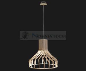 Lampa sufitowa wiszca Industrialna Loft BIO S E27 zwis 9847 NOWODVORSKI Lighting owietleniowa yrandol nowoczesna drewno do Kuchni Jadalni nad st blat wysp drewniana sklejka Inspiracje Premium - 2869679326