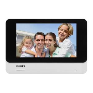 Monitor Philips WelcomeEye AddTouch 531137 Philips do rozbudowy zestaww z serii WelcomeEye Touch 7" ekran wideodomofon LCD dzwonek przewodowy bezsuchawkowy sterowanie furtk i bram dotykowy - 2869679327