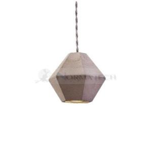 Lampa sufitowa wiszca Industrialna Lof GEOMETRIC I DIAMENT 9697 NOWODVORSKI Lighting GU10 nowoczesna oprawa owietleniowa beton yrandol pojedynczy zwis Inspiracje Premium - 2870422839