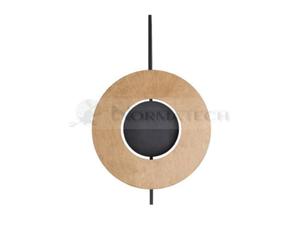 Lampa cienna Kinkiet Industrialny Loft SUNSET NATURAL A 10576 NOWODVORSKI Lighting GX53 x2 okrg drewniany nowoczesna oprawa owietleniowa metal drewno sklejka podwjny Inspiracje Premium - 2871814895