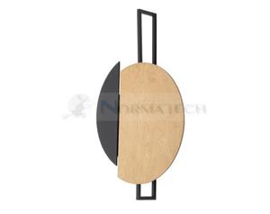 Lampa cienna Kinkiet Industrialny Loft SUNSET NATURAL C 10578 NOWODVORSKI Lighting GX53 x2 okrg drewniany nowoczesna oprawa owietleniowa metal drewno sklejka podwjny Inspiracje Premium - 2871814896