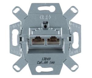 one.platform Mechanizm gniazda komputerowego UAE 2-kr (RJ45), ekran., kat.6a iso 4587 HAGER BERKER B.Kwadrat B.3 B.7 Q.1 Q.3 Q.7 K.1 K.5 R.1 R.3 R.8 Serie 1930 R.classic - 2873968329