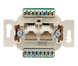 one.platform Mechanizm gniazda komputerowego UAE 2-kr (RJ11, RJ12, RJ45) kat. 5e 534576 HAGER BERKER B.Kwadrat B.3 B.7 Q.1 Q.3 Q.7 K.1 K.5 R.1 R.3 R.8 Serie 1930 R.classic - 2873968378