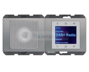 K.5 Radio Touch DAB+ Bluetooth z gonikiem stal szlachetna 30807004 HAGER BERKER Podtynkowe w gniazdku cianie - 2874064097