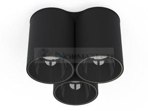 Sufitowa oprawa lampa punktowa EYE TONE III BLACK 8091 NOWODVORSKI Lighting 3xGU10 tuba x 3 spot natynkowa nowoczesna owietleniowa czarna czarny Inspiracje Premium - 2874064123