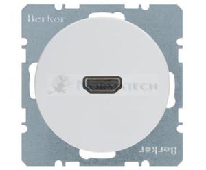 R.1/R.3 Gniazdo HDMI biay 3315422089 HAGER BERKER R.1 R.3 Serie 1930 R.classic - 2874901996