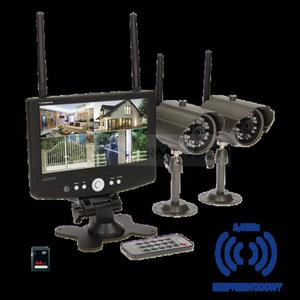 Zestaw do Monitoringu bezprzewodowy 4-kanaowy CCTV ORNO OR-MT-JE-1801 2 kamery system - 2848496873