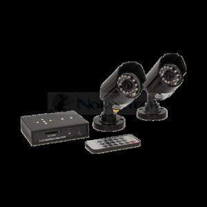 Zestaw do Monitoringu przewodowy 2-kanaowy CCTV ORNO OR-MT-JX-1804 2 kamery system - 2848496874