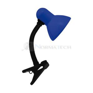 Lampa biurkowa TOLA E27 BLUE CLIP 02855 Struhm Ideus lampka z klipsem do biurka pki Niebieska - 2877244650