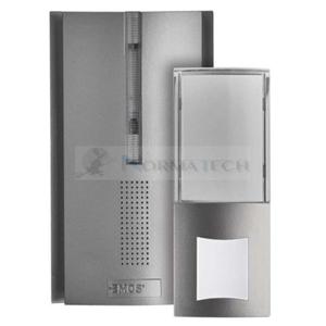 Dzwonek bezprzewodowy P5763 Emos 120m z Self-Learning Repeater Srebrny - 2853101076