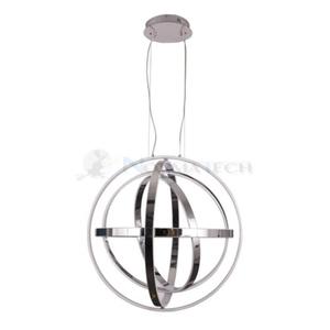 Lampa sufitowa wiszca fale Industrialna Loft COPERNICUS CHROME 180W LED ML6153 Milagro 3000K 60cm nowoczesna oprawa owietleniowa wyginana metal yrandol chrom zwis Inspiracje Premium - 2877572297