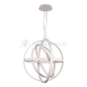 Lampa sufitowa wiszca fale Industrialna Loft COPERNICUS WHITE 180W LED ML6154 Milagro 3000K 60cm nowoczesna oprawa owietleniowa wyginana metal yrandol biay biaa zwis Inspiracje Premium - 2877572298