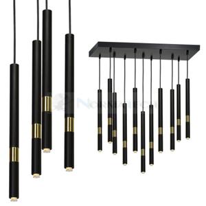 Lampa sufitowa wiszca yrandol punktowa Industrialna MONZA BLACK/GOLD 11xG9 8W MLP6386 11x G9 Loft nowoczesna oprawa owietleniowa tuba zwis czarny czarna zoty czarno zota Inspiracje Premium - 2877573023