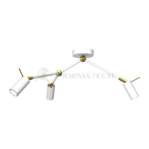 Lampa sufitowa IRIS White/Gold 3x mini GU10 MLP7273 Milagro - 2877573211