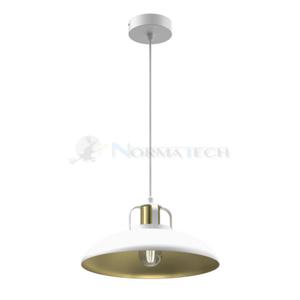 Lampa wiszca FELIX WHITE/GOLD 1xE27 MLP7704 Milagro - 2877573464