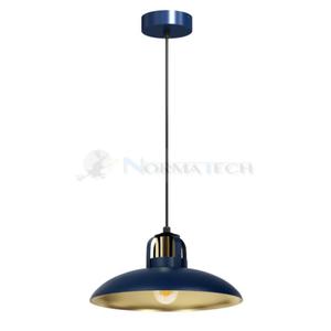 Lampa wiszca FELIX NAVY BLUE/GOLD 1xE27 MLP7714 Milagro - 2877573474