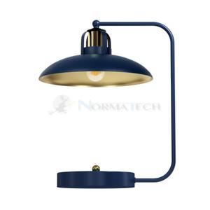 Lampka biurkowa FELIX NAVY BLUE/GOLD 1xE27 MLP7716 Milagro - 2877573476