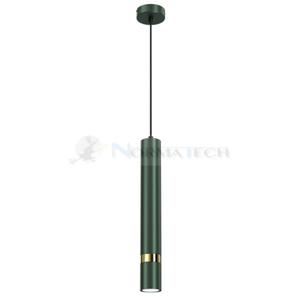 Lampa sufitowa wiszca natynkowa JOKER GREEN/GOLD 1xGU10 MLP7720 Milagro 1x GU10 50-90cm Spot oprawa owietleniowa nowoczesna Industrialna Loft nawierzchniowa metal zwis zielony zielona zoty zielono zota Inspiracje Premium - 2877573480