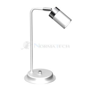 Lampa biurkowa Industrialna Loft JOKER WHITE/CHROME 1xGU10 MLP7751 Milagro GU10 36cm nowoczesna lampka nocna stoowa regulowana metalowa biaa biao chrom Inspiracje Premium - 2877573490