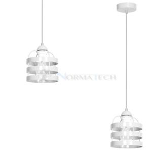 Lampa wiszca LARS WHITE 1xE27 MLP791 Milagro - 2877573549