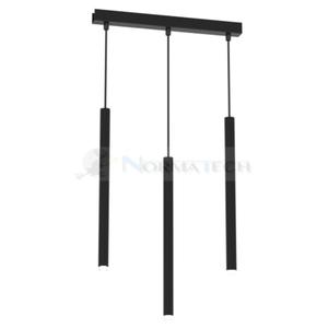 Lampa sufitowa wiszca yrandol punktowa Industrialna MONZA BLACK 3xG9 max 8W LED MLP8840 3x G9 Loft nowoczesna oprawa owietleniowa tuba zwis czarna Inspiracje Premium - 2877573737