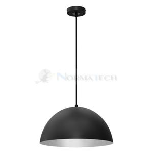 Lampa sufitowa wiszca Industrialna Loft BETA BLACK/WHITE 1xE27 35cm MLP8954 Milagro nowoczesna oprawa owietleniowa metal yrandol do Kuchni Jadalni nad st blat wysp czarny czarna biay biaa czarno biaa zwis Inspiracje Premium - 2877573782