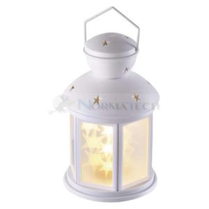 Dekoracja Lampion LED Gwiazdki 20cm 3x AA WW Timer wieczka Biay ZY2113 Emos IP20 0,06W lampa...