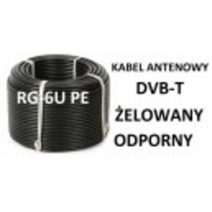 Kabel przewd antenowy DVB-T RG-6 Cu ELOWANY 1mb zewntrzny - 2824801903