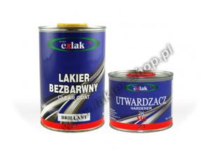 Komplet Exlak - Lakier Bezbarwny BRILLANT (1L) + Utwardzacz MS RAPID (0,5L) - 2825630261