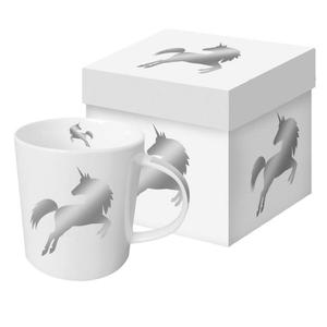 KIDS Kubek w pudeku Silver Unicorn 350ml - 2861188688