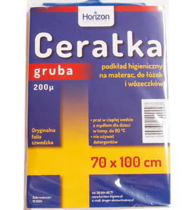 Podkad higieniczny - gruba ceratka na materac, do ek niemowlcych i wzkw dziecicych - 2860627984