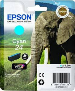 Epson tusz Cyan Nr 24, T2422, C13T24224010 - 2824981222