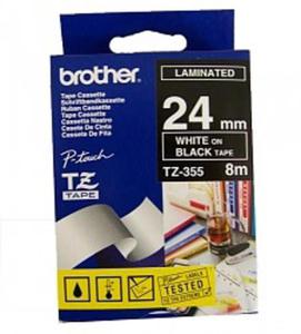 Brother etykiety 24 mm. x 8 m. TZ-355, TZ355, TZE-355, TZE355 - 2824980020