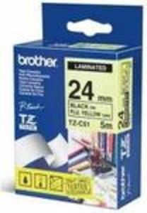 Brother etykiety 24 mm. x 5 m. TZC-51, TZC51, TZE-C51, TZEC51 - 2824980056