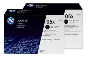 HP 2 x toner Black Nr 05XD, 2 x CE505X, CE505XD - 2824982287