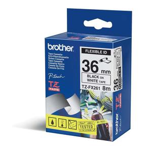 Brother etykiety, elastyczna (flexi) 36 mm. x 8 m. TZ-FX261, TZFX261, TZE-FX261, TZEFX261