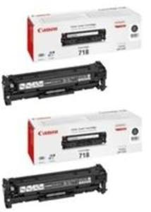 Canon 2 x toner Black 718, CLBP-718, CLBP718BK, CRG-718, CRG718, 2662B005AA - 2824980477