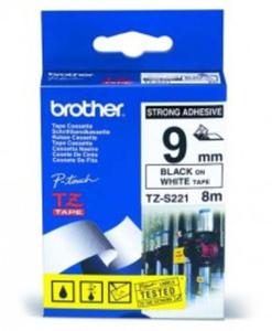 Brother etykiety, mocny klej TZS221, TZ-S221, TZES221, TZE-S221 - 2824987988