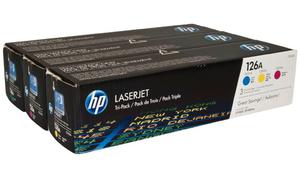 HP 3 x toner CMY (CE311A, CE312A, CE313A) Nr 126A, CF341A - 2824988618